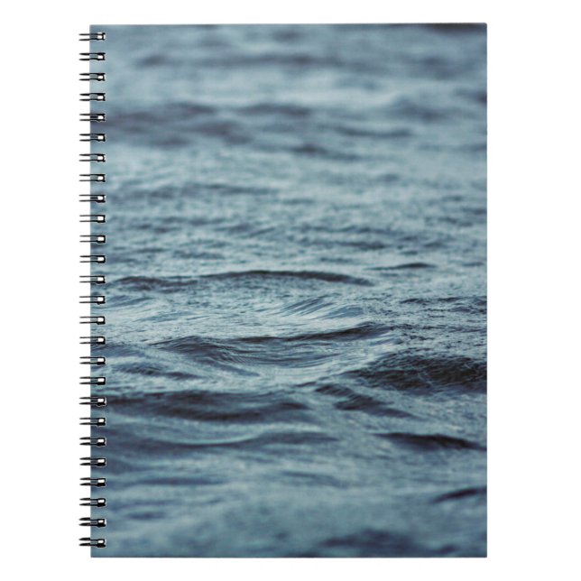 Carnet Eau liquide texture de la surface de l'eau (Devant)
