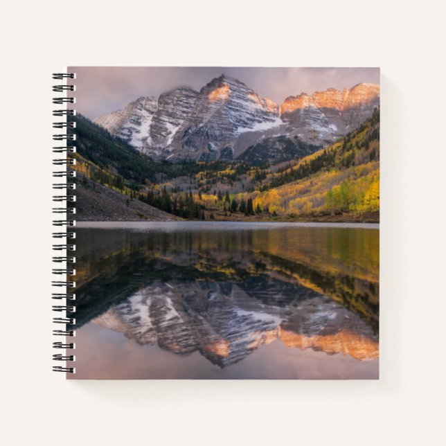 Carnet Eau | Maroon Bells Colorado (Devant)