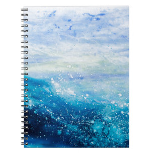 Carnet Eau vagues océan bleu turquoise