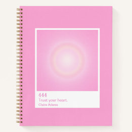 Carnet Échantillon de numéro angélique Aura Rose Chaud