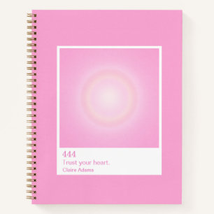 Carnet Échantillon de numéro angélique Aura Rose Chaud