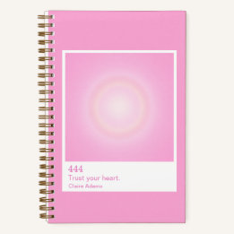 Carnet Échantillon de numéro angélique Aura Rose Chaud Pe