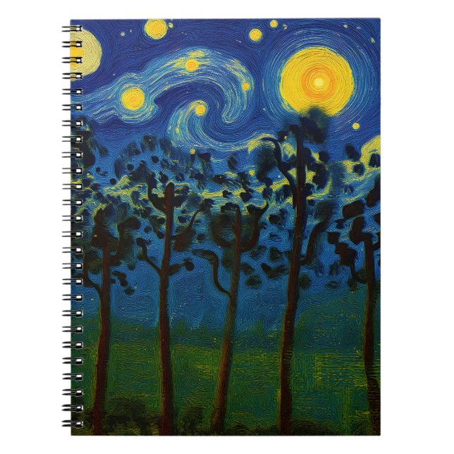 Carnet Echos de Forêt de l'Infinité - Un paysage forestie (Devant)