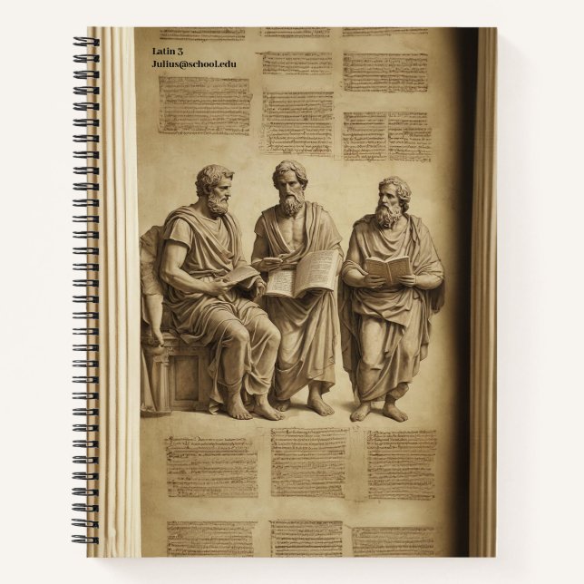 Carnet Échos de Rome antique : Latin (Devant)