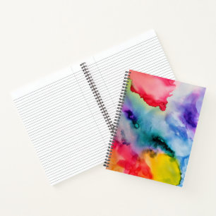 Carnet Éclaboussures artistiques créatives d'aquarelle