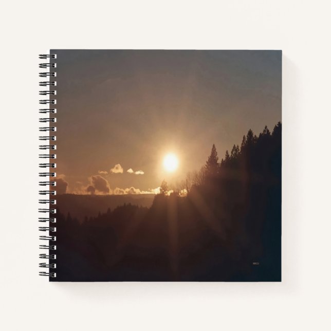 Carnet Éclatement de la lumière du soleil..... (Devant)