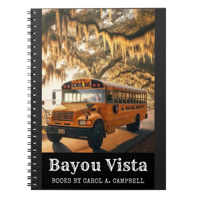 Carnet École Bus de Bayou Vista – Collection Southern Psy (Devant)