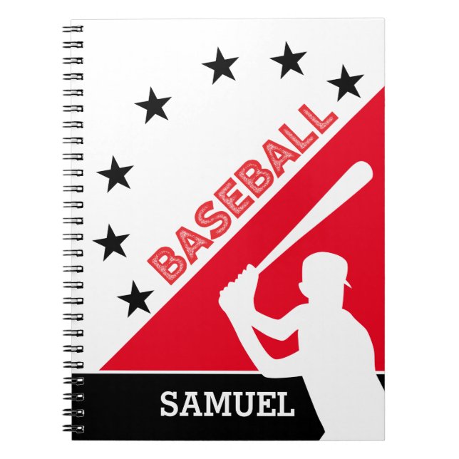 Carnet École de baseball personnalisée (Devant)