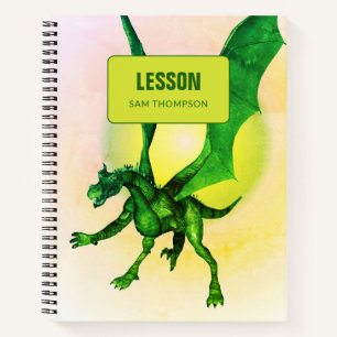Carnet École de composition de leçon personnalisée Dra