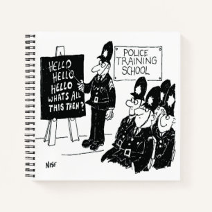 Carnet École de formation de la police du Royaume-Uni Dr