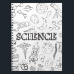 Carnet École de sciences Professeur Doodscience science A<br><div class="desc">School Science Teacher Doodle Science Art Coloring School Classroom Posters présente des doodles dessinés à la main de motifs liés au sujet. Ce professeur de science scolaire Doodle Science Art Coloring School Classroom Les affiches reflètent l'essence de l'artiste. Parfait pour l'école Science Enseignant Doodle Science Art Coloring School Classroom Posters...</div>