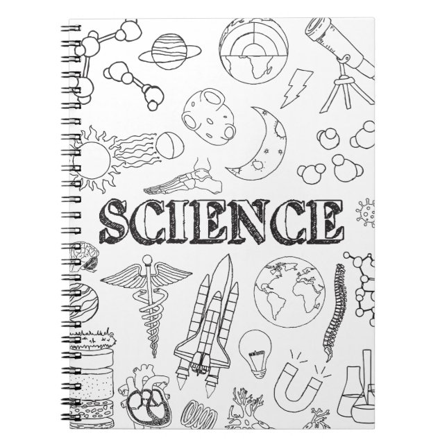Carnet École de sciences Professeur Doodscience science A (Devant)