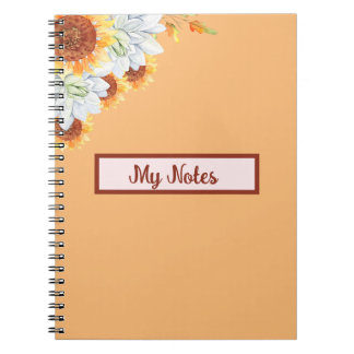 Carnet École Floral Fall Inspire
