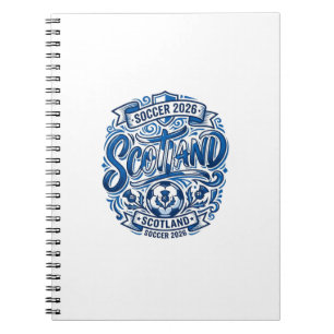 Carnet Écosse Football 2026 Football Gras Pays Typographi