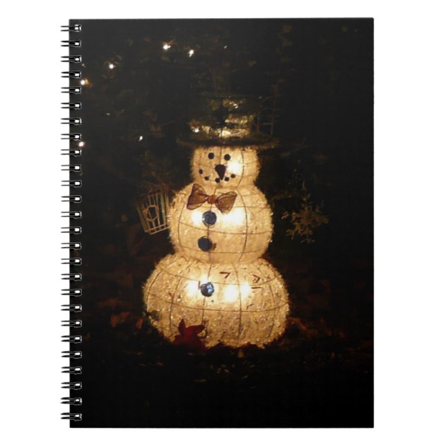 Carnet Écran Luminaire Snowman (Devant)