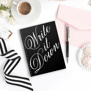 Carnet Écrire la typographie