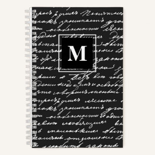 Carnet Écriture à la main cursive Première histoire de l'