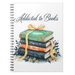 Carnet Écriture Addicted to books