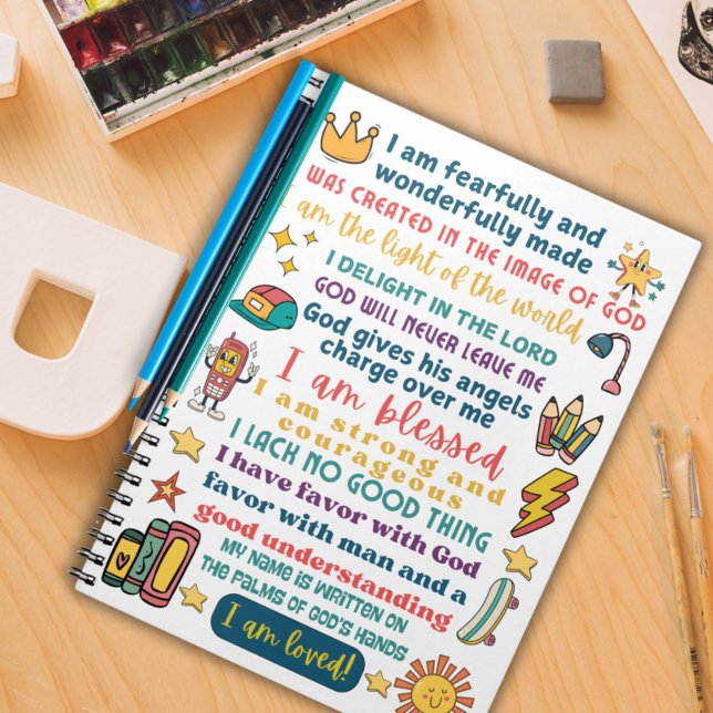Carnet Écriture d'affirmation positive garçons (Créateur téléchargé)
