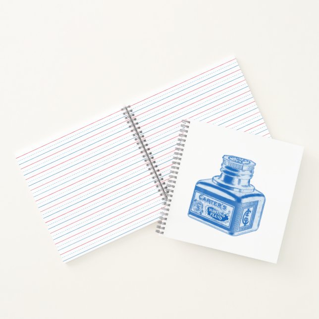 Carnet Écriture d'encre Vintage fluide bouteille (Intérieur)