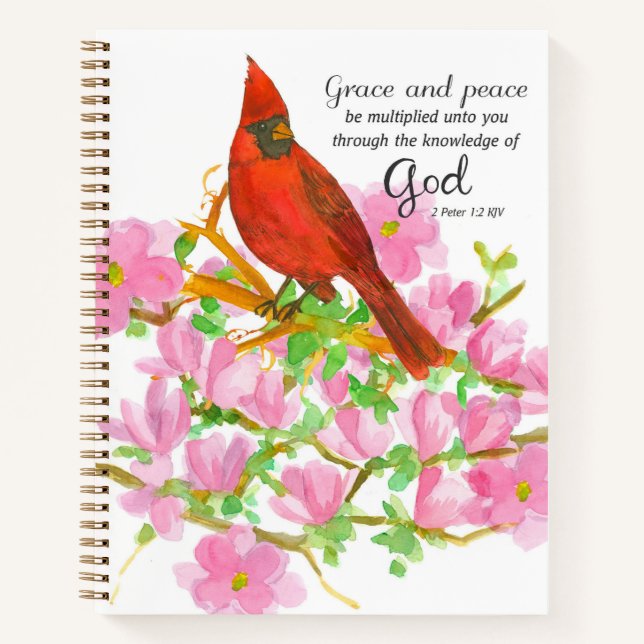 Carnet Écriture religieuse 2 Pierre Cardinal Magnolia Pri (Devant)