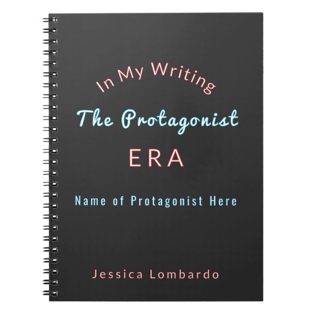 Carnet Écrivain personnalisé (Devant)