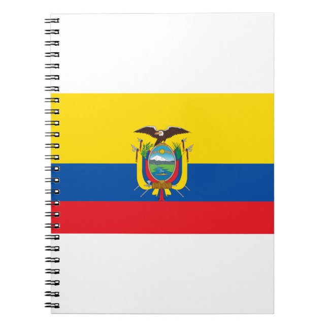 Carnet Ecuador Flag (Devant)