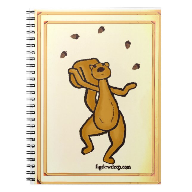 carnet Écureuil Jongle (Devant)