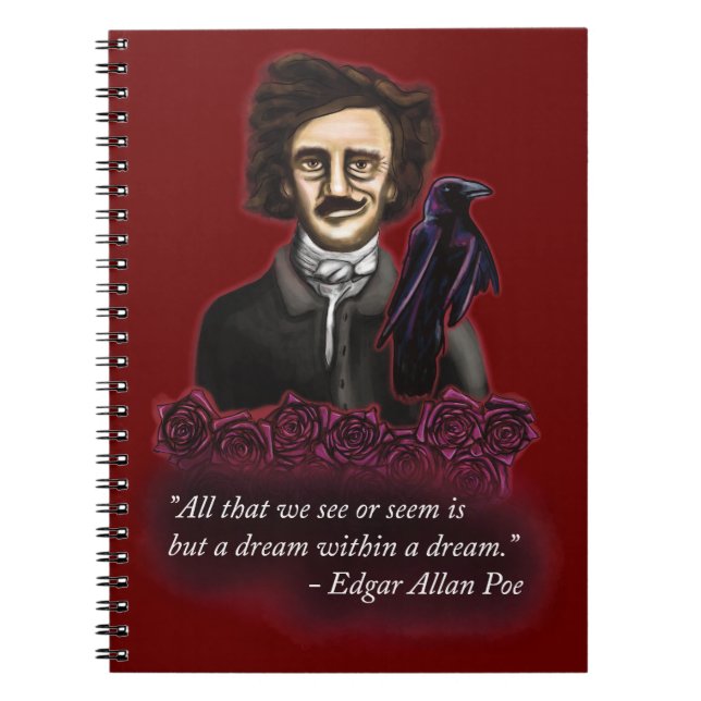 Carnet Edgar Allan Poe, Dark Academia (Devant)