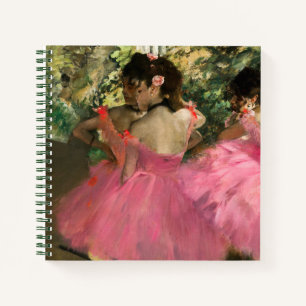 Carnet Edgar Degas - Danseurs en rose