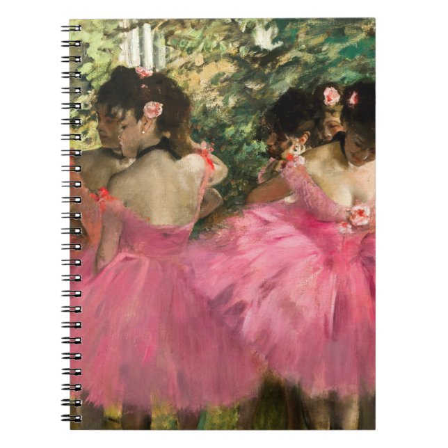 Carnet Edgar Degas - Danseurs en rose (Devant)