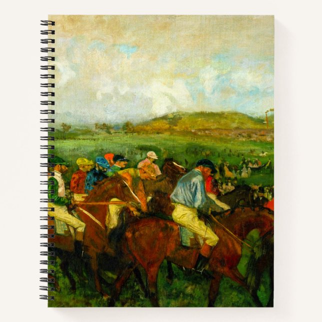Carnet Edgar Degas Équitation (Devant)
