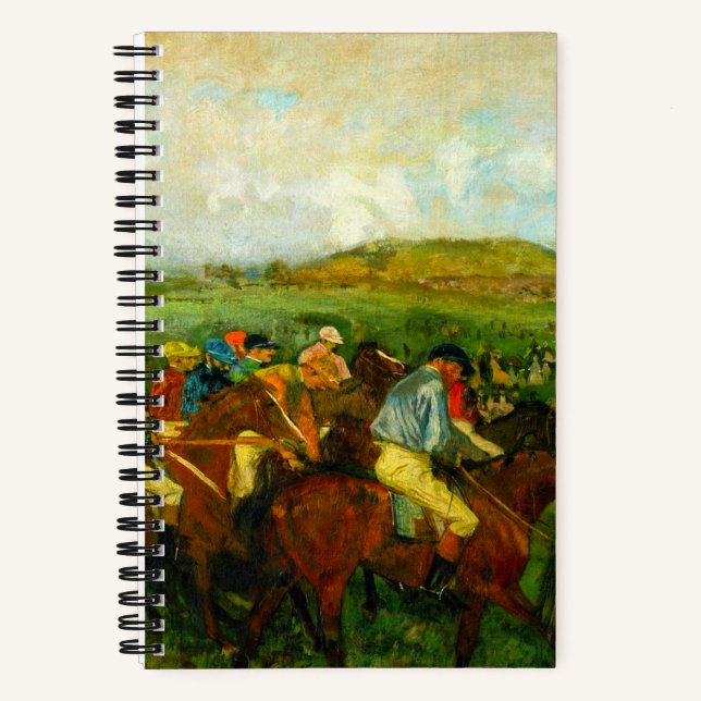 Carnet Edgar Degas Équitation (Recto)