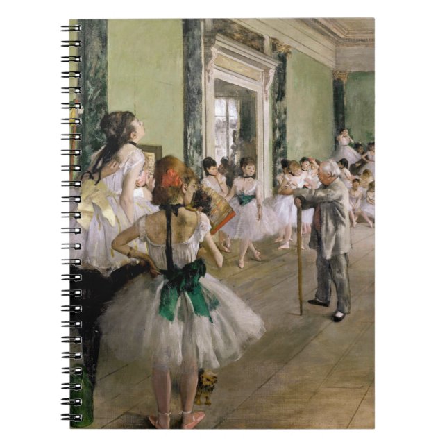 Carnet Edgar Degas - La Classe de danse (Devant)