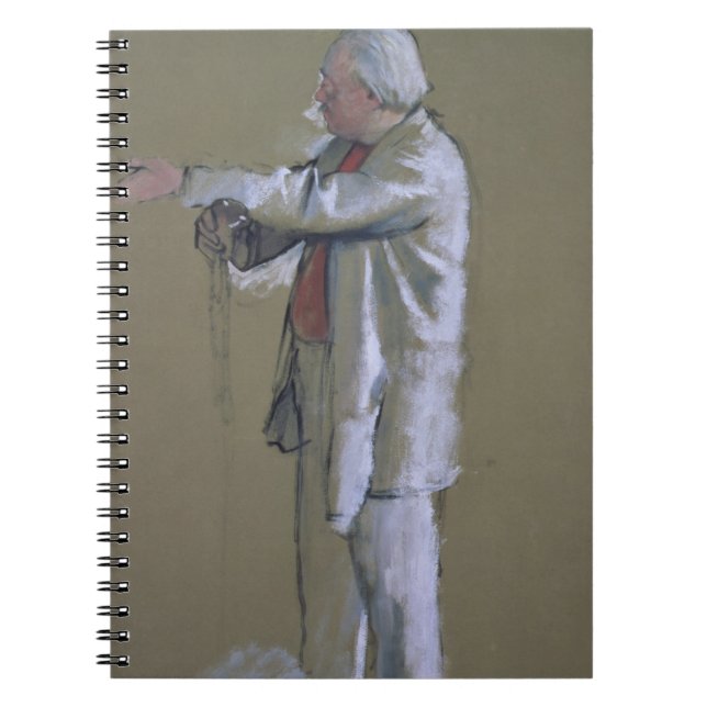 Carnet Edgar Degas | le maître de ballet, 1875 (pastel) (Devant)