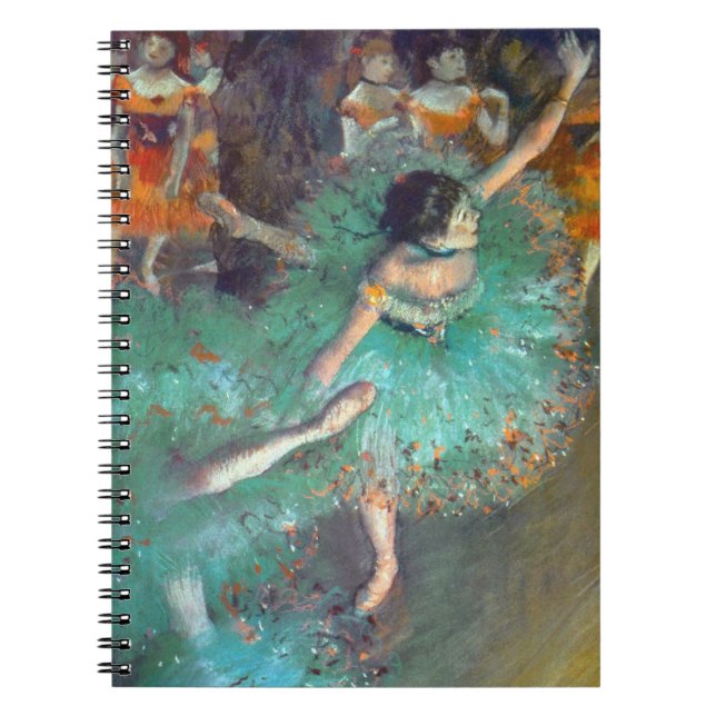 Carnet Edgar Degas - Les Danseurs Verts - Danse de ballet (Devant)