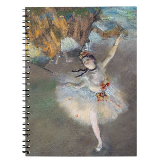 Carnet Edgar Degas - L'Étoile / Danseuse sur la scène (Devant)