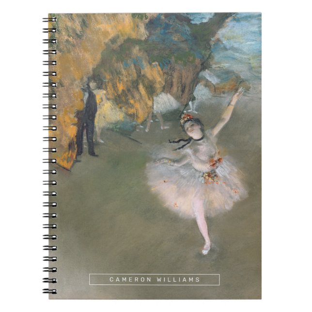 Carnet Edgar Degas | L'étoile ou la danseuse sur scène (Devant)