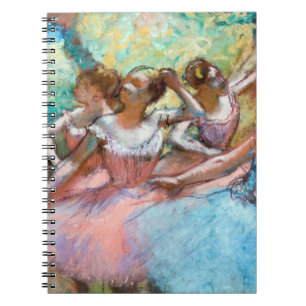 Carnet Edgar Degas - Quatre Ballerinas sur scène