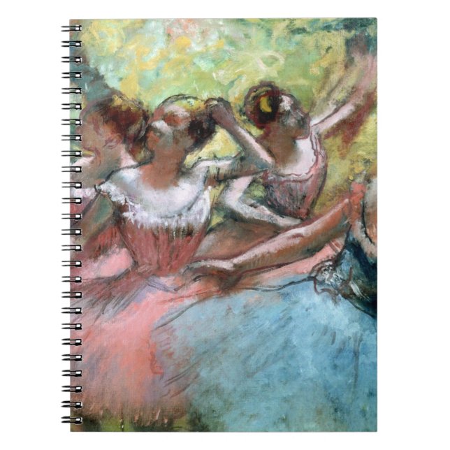 Carnet Edgar Degas | quatre ballerines sur l'étape (Devant)