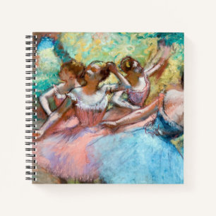 Carnet Edgar Degas - Quatre ballerines sur scène