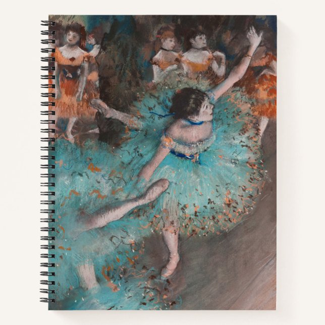 Carnet Edgar Degas Swaying Danseuse Green Dancer (Devant)