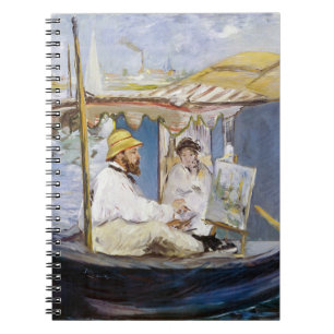Carnet Edouard Manet - Monet dans son Studio Boat