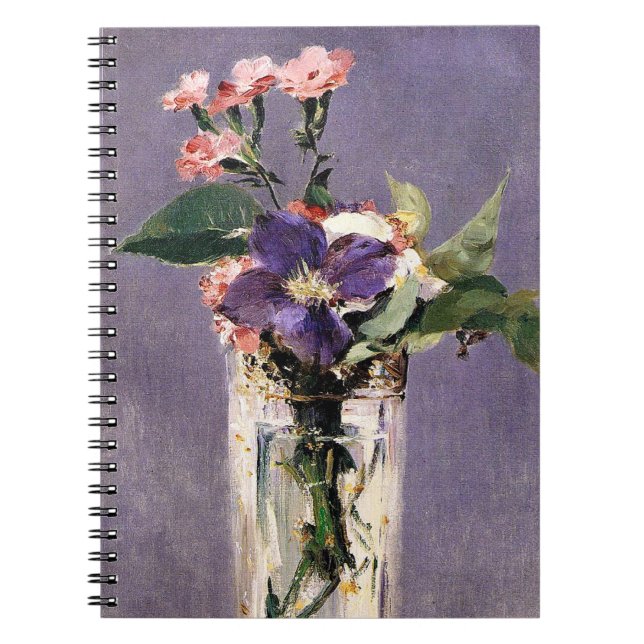 Carnet Edouard Manet - Pinks et Clematis, (Devant)