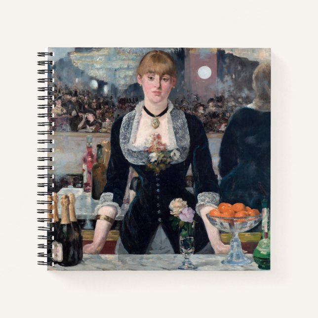 Carnet Edouard Manet - Un bar aux Folies-Bergere (Devant)