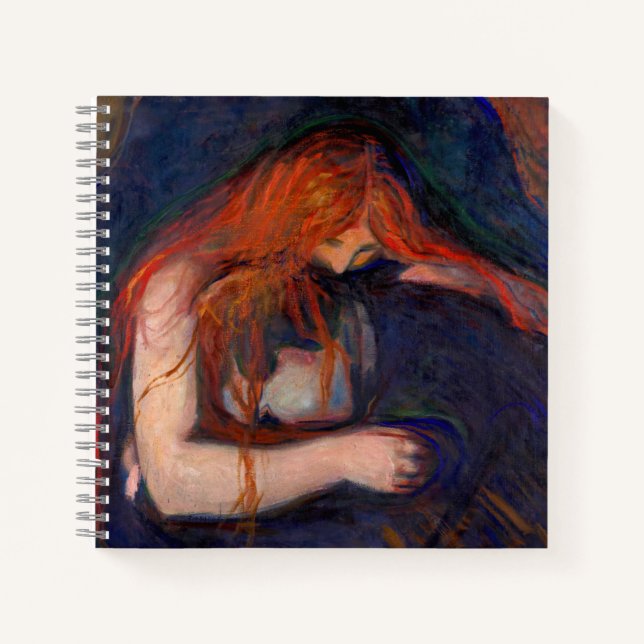 Carnet Edvard Munch - Vampire / Amour et douleur (Devant)