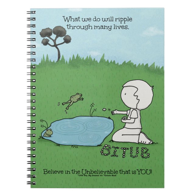 Carnet Effet Ripple (Devant)