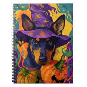 Carnet Éffrayant australien Kelpie Citrouille Halloween