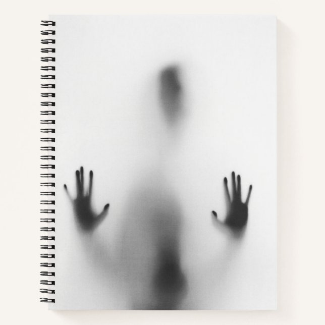 Carnet Éffrayant Halloween l'ombre du corps (Devant)