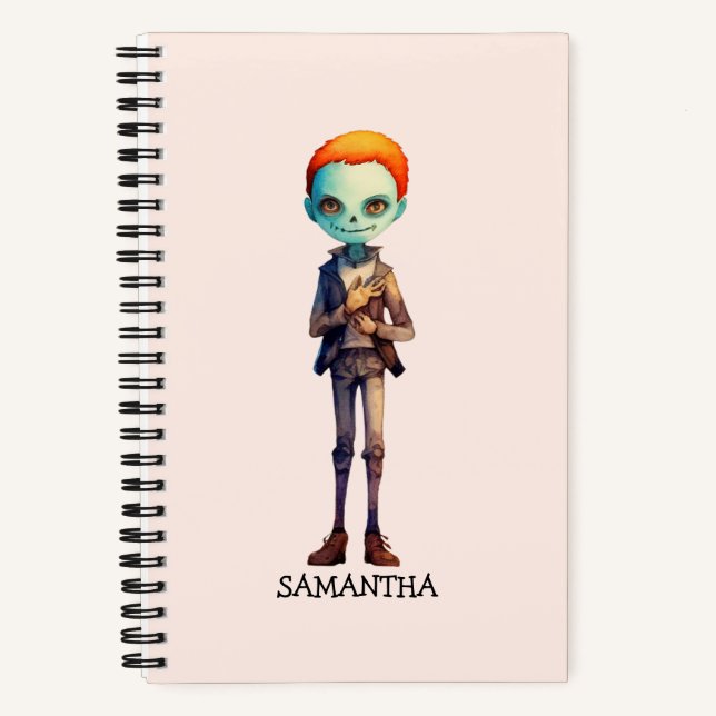 Carnet Éffrayant, mais joli Zombie Kid - Adorable Macabre (Recto)